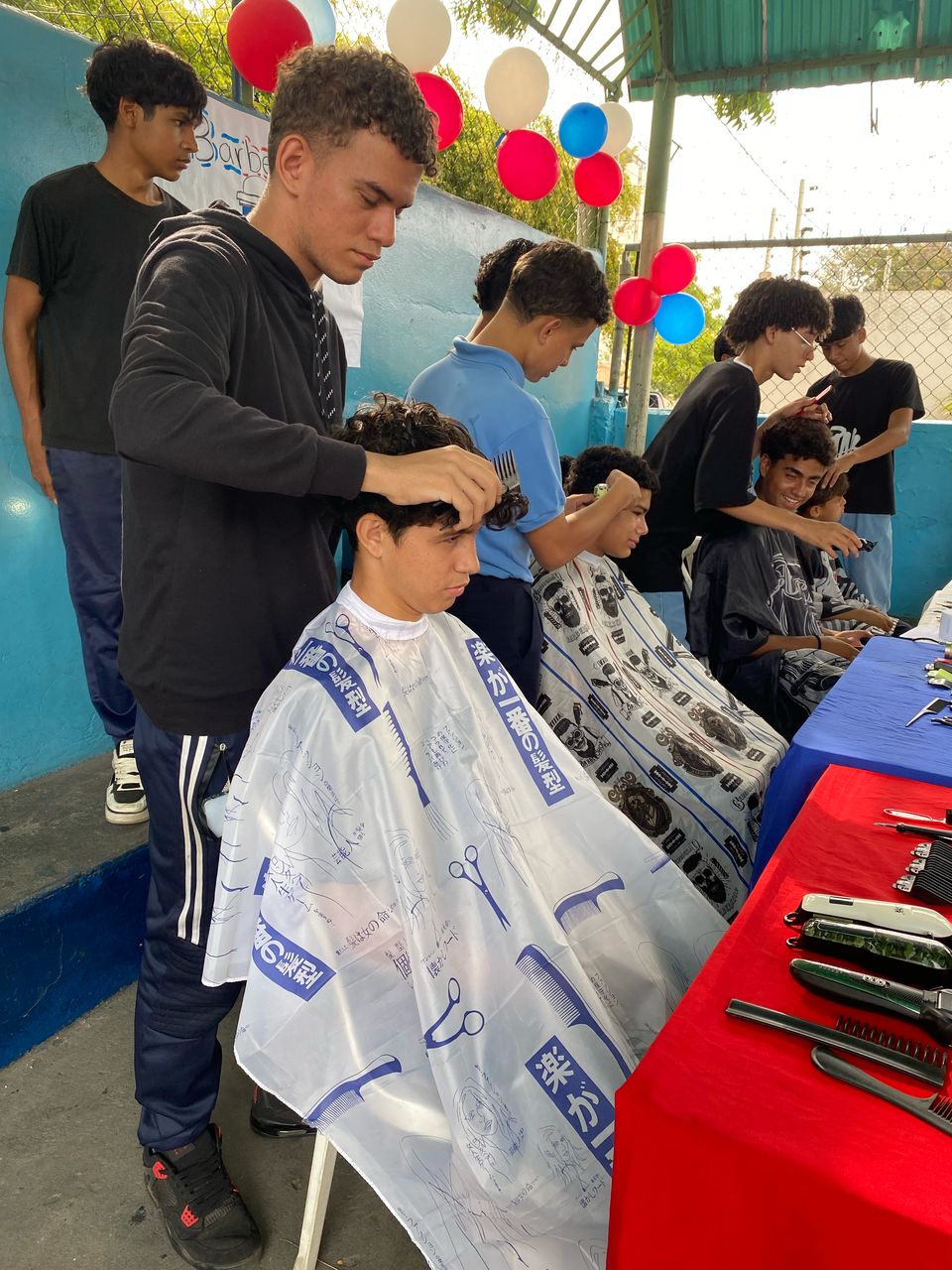 Práctica de barbería